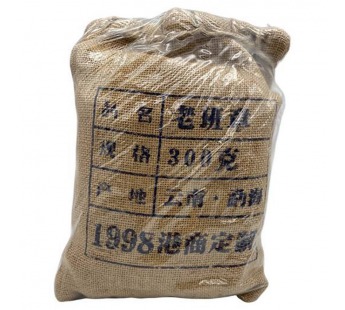 Чай Пуэр Шу 300гр 1998г Лао Бан Чжан фабрика Гу И рассыпной Черный#2085097