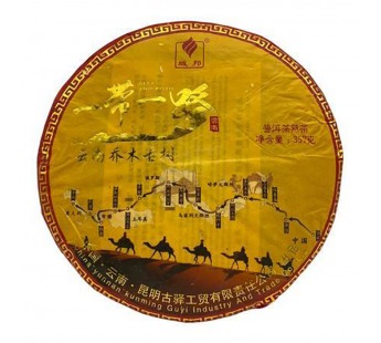 Чай Пуэр Шу 357гр 2022г Древнее Дерево Арбор фабрика Гу И блин Черный#2085103