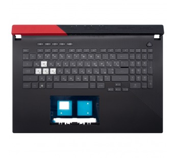 Топ-панель Asus ROG Strix G17 G713QM черная с RGB-подсветкой (4-зонная)#2085168
