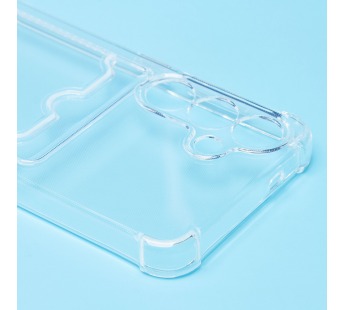 Чехол-накладка - SC276 с картхолдером для "Samsung Galaxy S24 FE" (transparent) (239527)#2086689