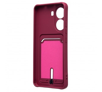 Чехол-накладка - SC304 с картхолдером для "Xiaomi Poco X7 Pro" (bordo) (239085)#2087002