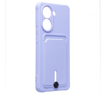 Чехол-накладка - SC304 с картхолдером для "Xiaomi Poco X7 Pro" (light violet) (239086)#2087005