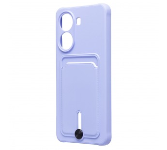 Чехол-накладка - SC304 с картхолдером для "Xiaomi Poco X7 Pro" (light violet) (239086)#2087006