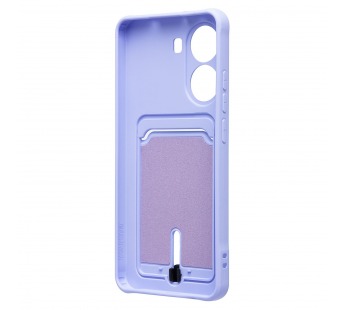 Чехол-накладка - SC304 с картхолдером для "Xiaomi Poco X7 Pro" (light violet) (239086)#2087004