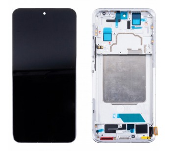 Дисплей для Xiaomi 13 (2211133C) модуль с рамкой Серебро - OR#2123032