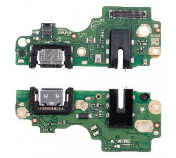 Шлейф для Infinix Hot 50 Pro (X6881) плата на системный разъем/разъем гарнитуры/микрофон - Премиум#2128314