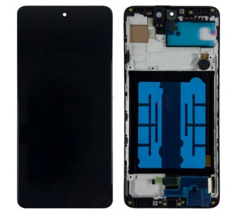 Дисплей для Samsung Galaxy A51 (A515F) модуль с рамкой Черный - (In-Cell) - Премиум#2104497