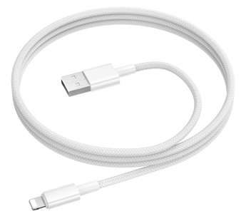 Кабель USB - Apple lightning BOROFONE BX117 (белый) 1м#2086212