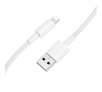 Кабель USB - Apple lightning BOROFONE BX117 (белый) 1м#2086226
