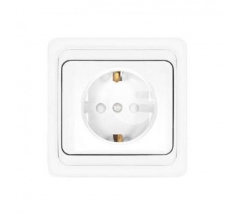 Розетка  одноместная с/з внут. В0028Х "Универсал"#2087638