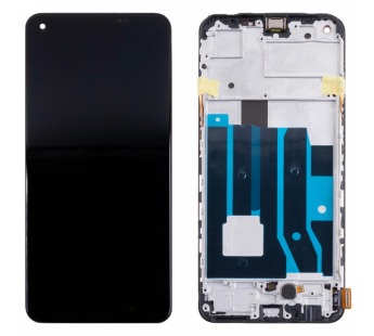 Дисплей для Realme 9 (RMX3521) модуль с рамкой Черный - (OLED)#2123265
