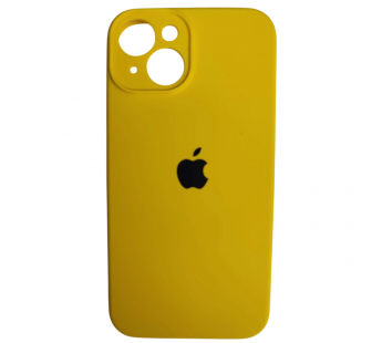 Чехол силиконовый Silicone Case ORG iPhone 14 (защита камеры) желтый (03)#2088274