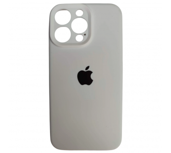 Чехол силиконовый Silicone Case ORG iPhone 14 Pro Max (защита камеры) белый (01)#2088082