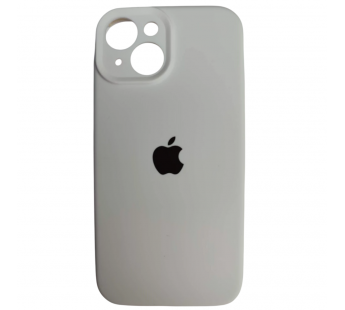 Чехол силиконовый Silicone Case ORG iPhone 15 (защита камеры) белый (01)#2088219