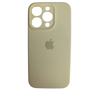 Чехол силиконовый Silicone Case ORG iPhone 15 Pro (защита камеры) светло-желтый#2088036