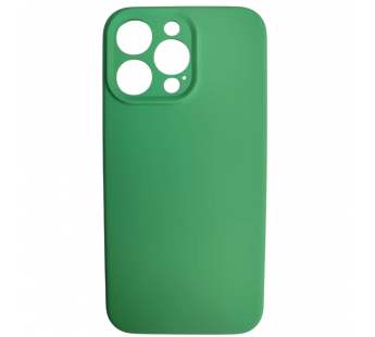Чехол силиконовый iPhone 15 Pro Max Silicone Case без лого (защита камеры) светло-зеленый (11)#2088281