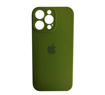 Чехол силиконовый Silicone Case ORG iPhone 15 Pro Max (защита камеры) хаки (13)#2087952