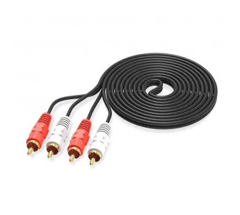 Шнур 2RCA- 2RCA ENERGY POWER GOLD (черный) 1.5м#2088367