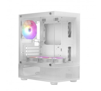 Корпус mATX Б_БП 1STPLAYER MIKU Mi2-A ARGB White (USB3.0, Audio, 3x120mm, белый, ARGB)[Mi2-A-WH-2FC7, шт#2088383