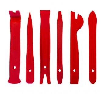 Набор приспособлений для демонтажа декоративных панелей салона автомобиля, 6 предметов#2088564