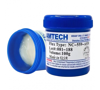 Флюс Amtech NC-559-ASM (100 г, среднеактивный, безотмывочный)#2117591
