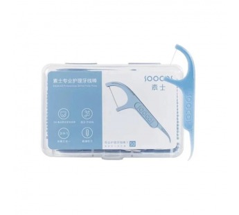 XIAOMI Зубная нить Soocas Floss Pick 50шт белая#2088351
