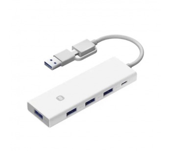 XIAOMI Разветвитель двойной (4 в1/PD/удлинитель-концентратор/док-станция/адаптер USB 3.0)#2088342