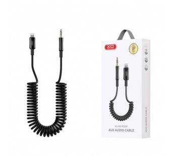 Аудиосоединитель XO NB R255A AUX (lightning-3,5мм) 1м черный#2088331