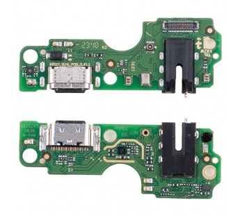 Шлейф для Infinix Hot 30 Play (X6835B) плата на системный разъем/разъем гарнитуры/микрофон - Премиум#2089362