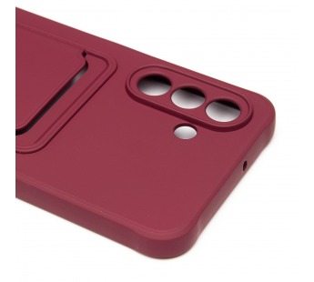 Чехол-накладка - SC304 с картхолдером для "Samsung Galaxy A26 5G" (bordo) (239381)#2103119