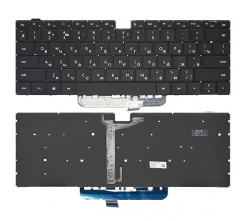 Клавиатура Honor MagicBook 15 черная с подсветкой 2021г#2088645