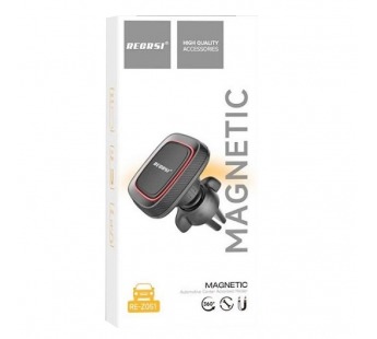 Автодержатель RECRSI RE-Z051 магнитный в дефлектор черный#2093742
