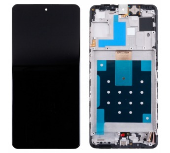 Дисплей для Samsung Galaxy M55 5G (M556B) модуль с рамкой Черный - OR (SP)#2123241