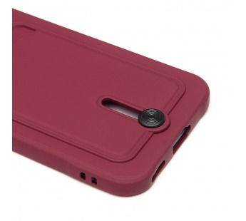 Чехол-накладка - SC304 с картхолдером для "Honor X8c" (bordo) (239106)#2095803