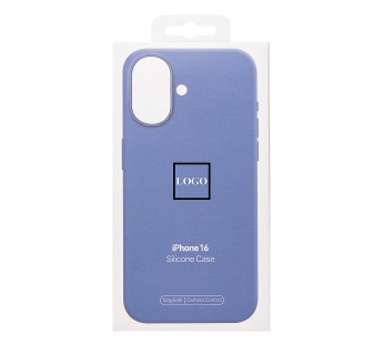 Чехол-накладка ORG Silicone Case SafeMag с анимацией для "Apple iPhone 16" (periwinkle) (239531)#2090378