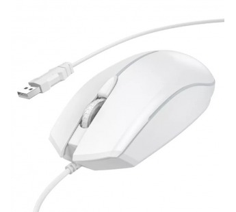 Мышь Hoco GM37, проводная USB, цвет белый#2089228