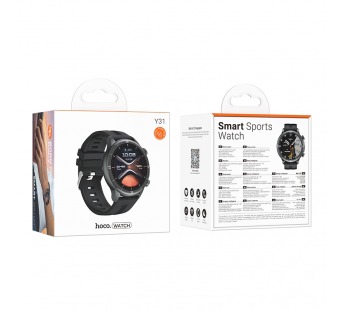 Смарт-часы Hoco Y31 (Call Version), черный#2089231