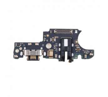 Шлейф для Motorola Moto G54 (XT2343-2) плата на системный разъем/разъем гарнитуры/микрофон - Премиум#2094510