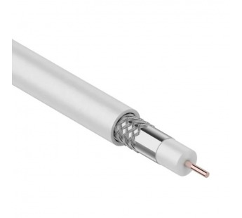 Кабель коаксиальный RG-59U, 75Ом, CCS/Al/Al, 48%, 100м, INDOOR, белый PROconnect#2089647