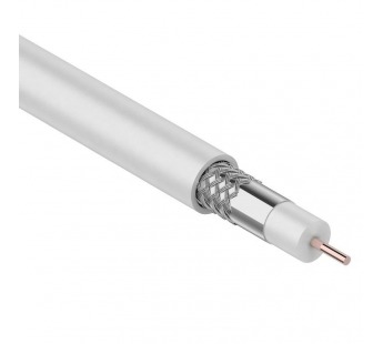 Кабель коаксиальный RG-6U Fe/Al 0,8/0,12*32 100m Cabletech#2089649