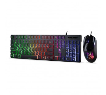 Игровой набор (клавиатура+мышка) SMARTBUY RUSH B18 SBC-251750G-K черный#2142428