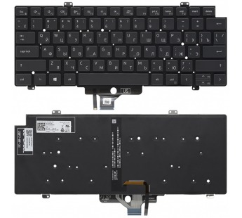 Клавиатура Dell Latitude 5430 черная с подсветкой#2089817