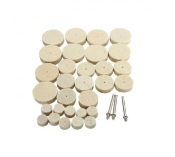 Набор полировальных дисков для гравера (33 шт.)#2126152