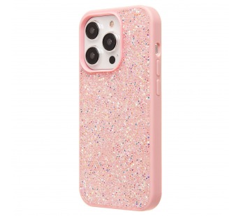 Чехол-накладка - PC071 POSH SHINE для "Apple iPhone 14 Pro" россыпь кристаллов (pink) (231596)#2091880