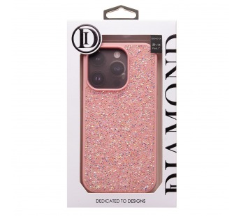 Чехол-накладка - PC071 POSH SHINE для "Apple iPhone 14 Pro" россыпь кристаллов (pink) (231596)#2091881