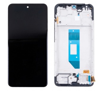 Дисплей для Xiaomi Redmi Note 14 4G (24117RN76O/24117RN76G) модуль с рамкой Черный - OR (SP)#2123254