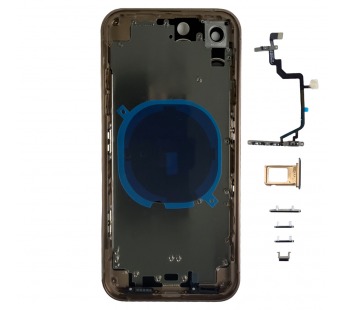 Корпус для iPhone Xr в стиле iPhone 16 Pro Бежевый#2123554