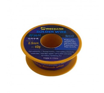Припой Mechanic M60 0.5 мм (40 г)#2090544