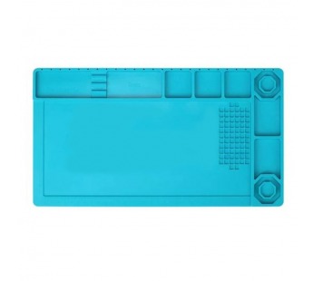 Коврик Mechanic V53 для пайки (380*210 мм, силикон, магнитный, термостойкий, с ячейками)#2104062