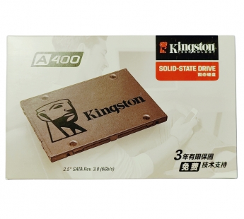 Твердотельный внутренний диск SSD Kingston 480GB A400, SATA-III, R/W - 350/500 MB/s, 2.5", TLC#2104775